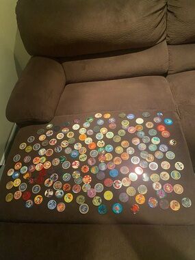 Vintage Rare Pog & Slammer Collection with 172 Pogs (Good Condition)